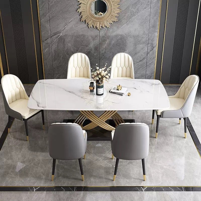 Modern Dining Room Set Modern Sintered Stone Dining Table Set For Home Furniture Dining Tables With Chairs