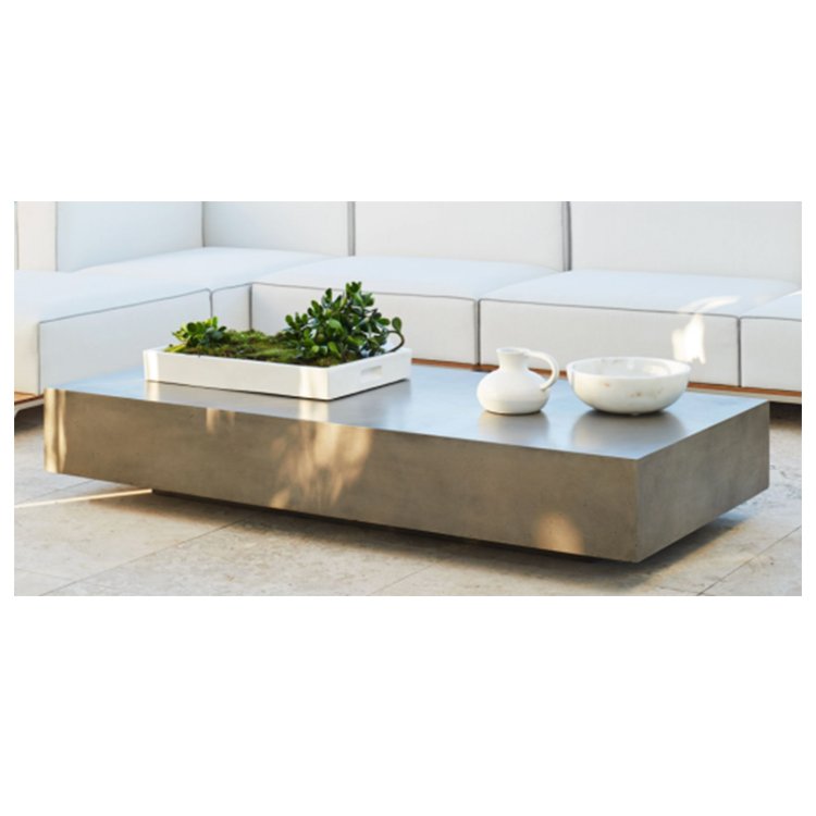 home furniture concrete dining table modern luxury modern long coffee table