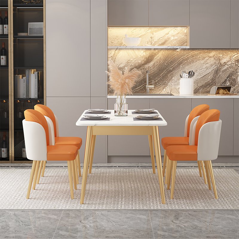 dinning table decoration stone furniture commercial kitchen table modern marble dining table