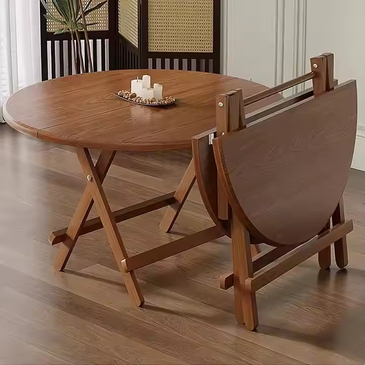 Customization Direct Deal Home Furniture Dining Kitchen Restaurant Folding Wooden Dinner Table for Dining Room
