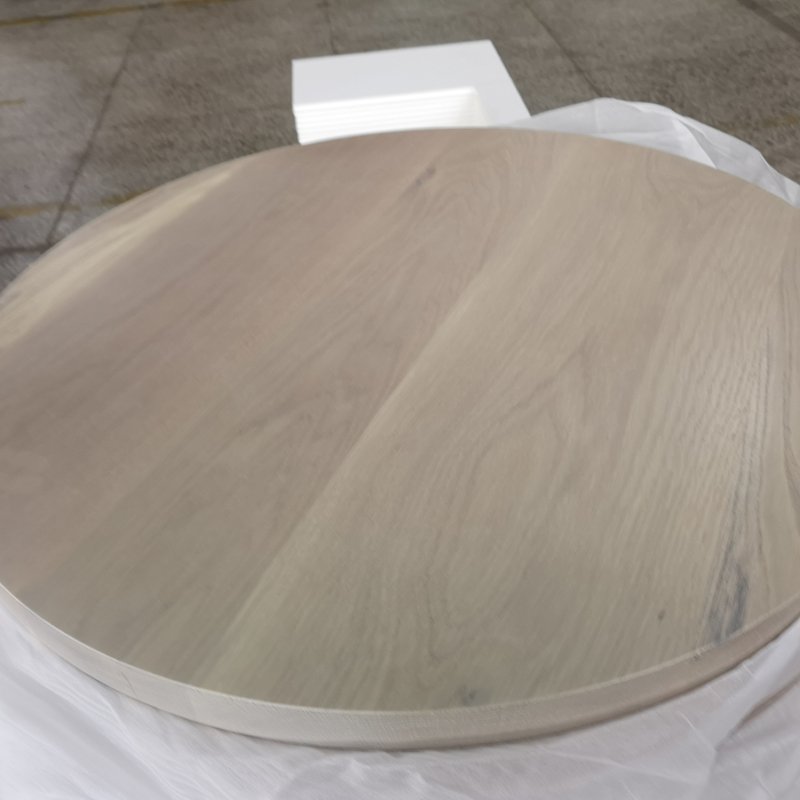 Hot Sale Solid Wood Metal Base Dining Table Coffee Table for Cafe and Restaurant