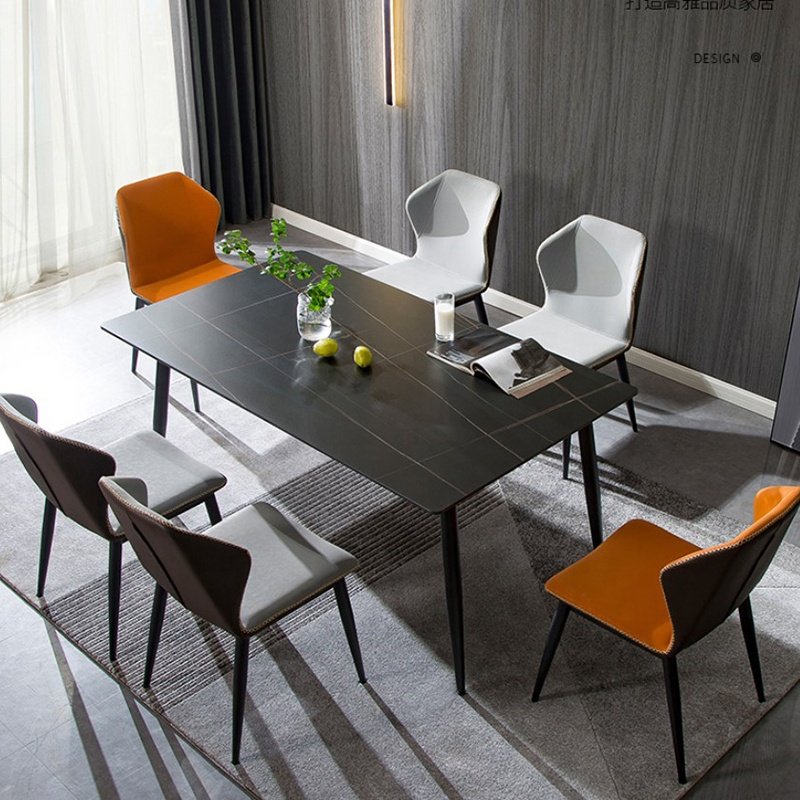 Dining Table Set and Chair Combination Coffee Table Factory Wholesale Scandinavian Marble Dining Room Furniture Home Furniture