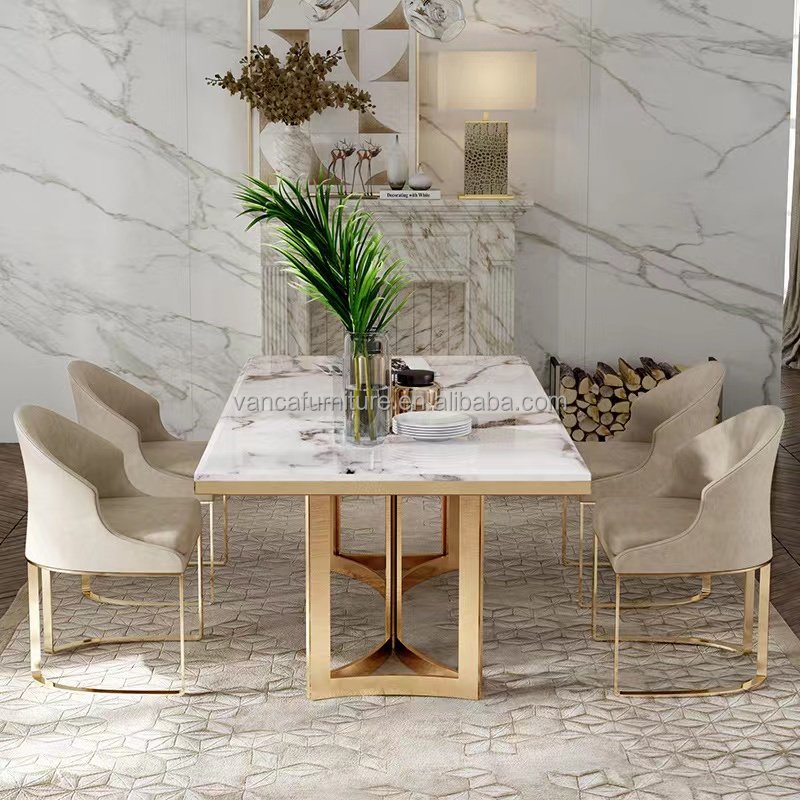 2021 hot sale high quality cheap dining room furniture table designs 3 meter dining table