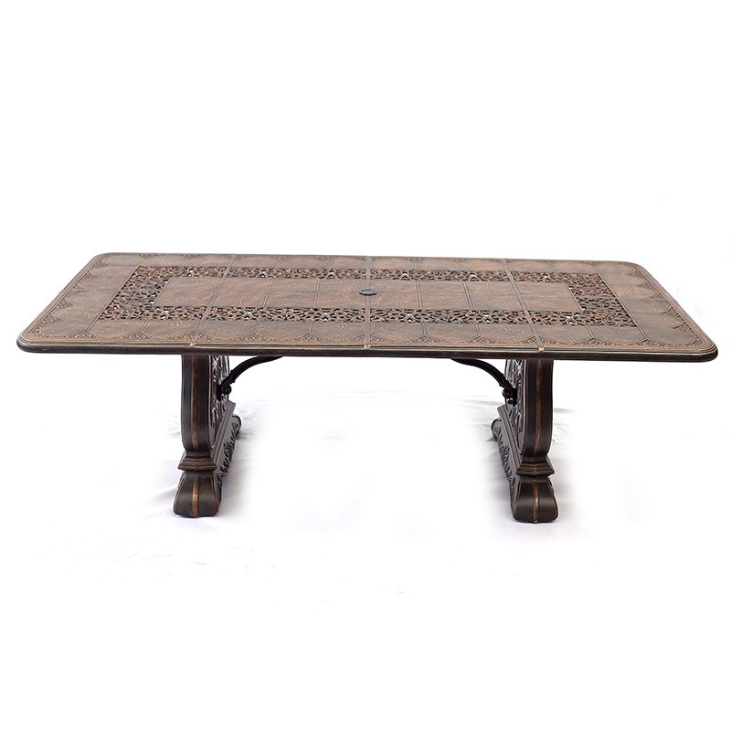 Best price factory manufacturing home and outdoor long luxury dining table
