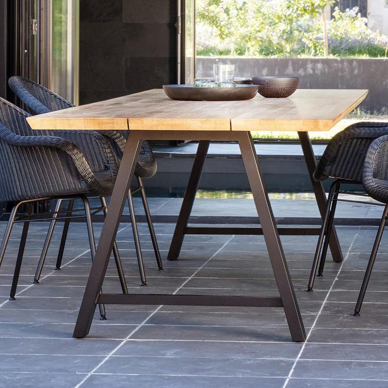 Custom Wood Dining Table A Style Iron Table Base