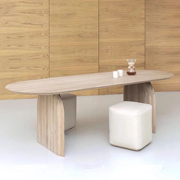 modern design solid pine customize color 4 seater dining table wooden dining table for dining room
