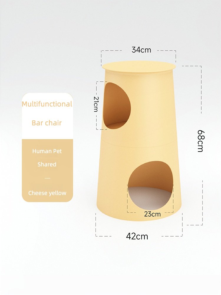 Modern Multi-Purpose Cat Nest Bar Chairs for Dining Cheese Table for Home Furniture Kitchen Use People Pets can Share