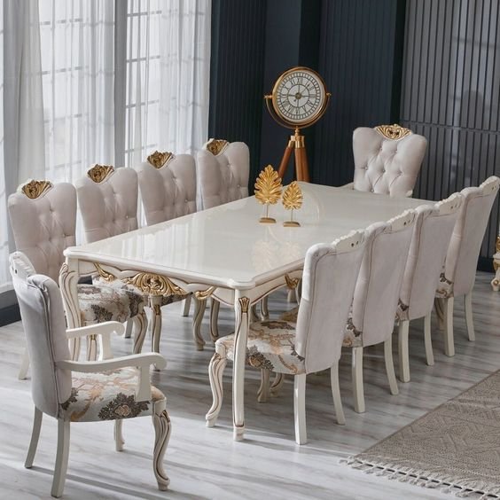 Factory price dining room set rectangle Dining Table chair light luxury household marble dining room 4 chairs Dining Table set
