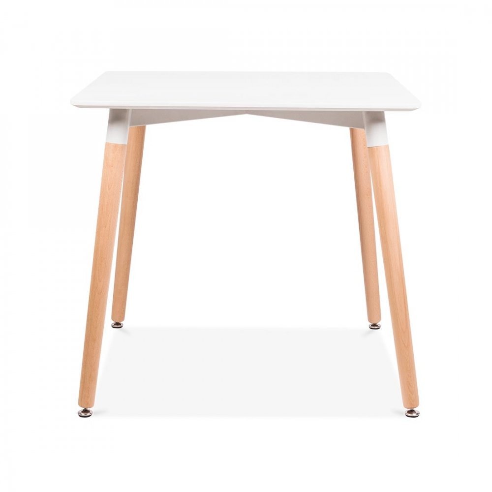Lower Price Home dining room Furniture Rectangle imported large luxury modern MDF Dining Table set with Wood Legs