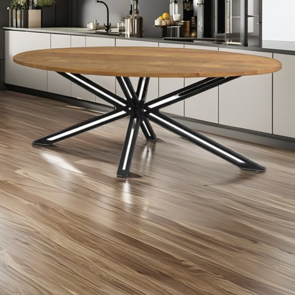 2022 Industrial Solid Wood Lift Tables with Metal Crafts Legs Dining Room Sets Living Room Restaurant Furniture Outdoor Suitable