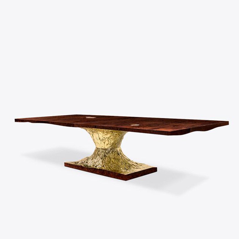 Custom Nordic Metamorphosis Dining Table Luxury 4 6 Seater Room Furniture Restaurant Marble Wood Dining Room Table For 8