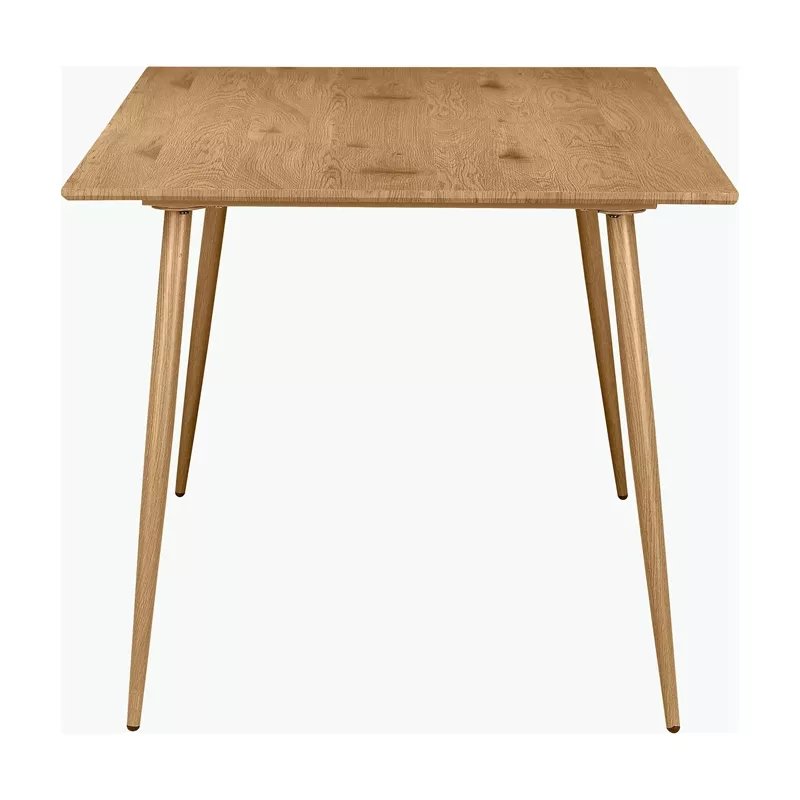 Nordic Style home restaurant Furniture marble MDF modern dining table with black metal legs