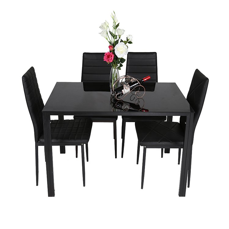 Modern Luxury Dining Table and Dining Chair Set dining room 4 chairs Restaurant table