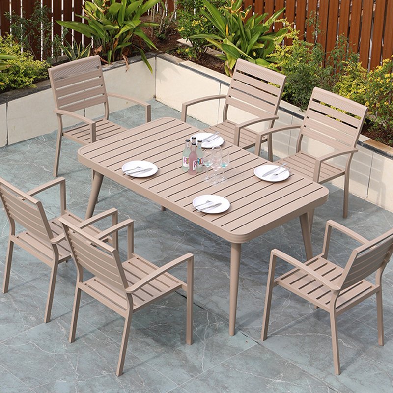 Manufacture Outdoor Furniture Tables And Chairs Aluminium Dining Chairs Luxury Tables Chairs For Hotel Res