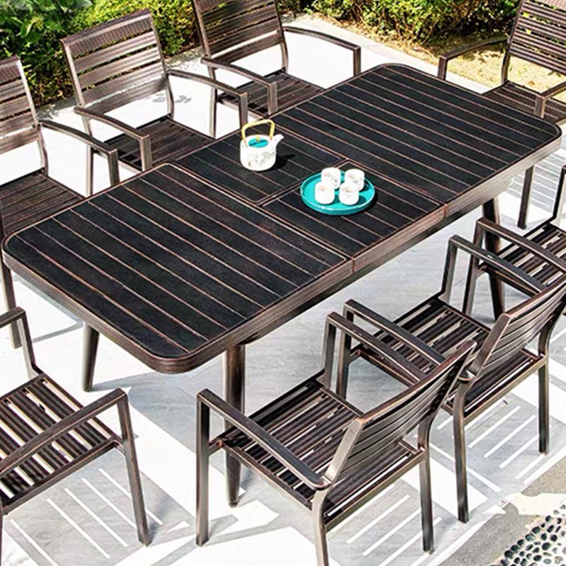 Manufacture Outdoor Furniture Tables And Chairs Aluminium Dining Chairs Luxury Tables Chairs For Hotel Res