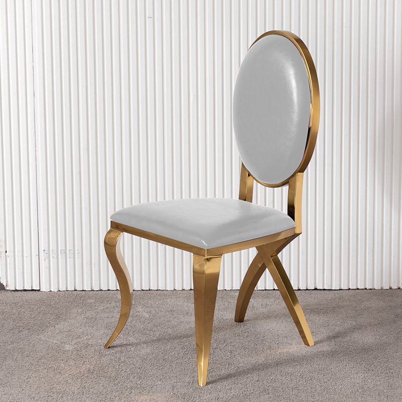 Luxury Natural Stainless Steel Table Home Table And Chair Set Villa Large Rectangular Metal Marble Dining Tables