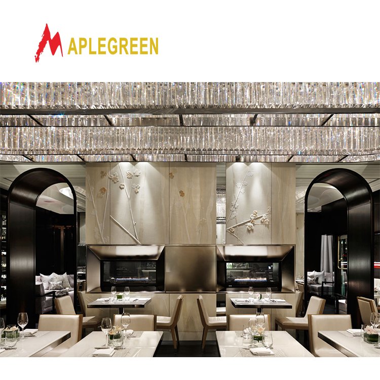 Guangzhou modern hotel restaurant furniture dining table 6 seater and chair set