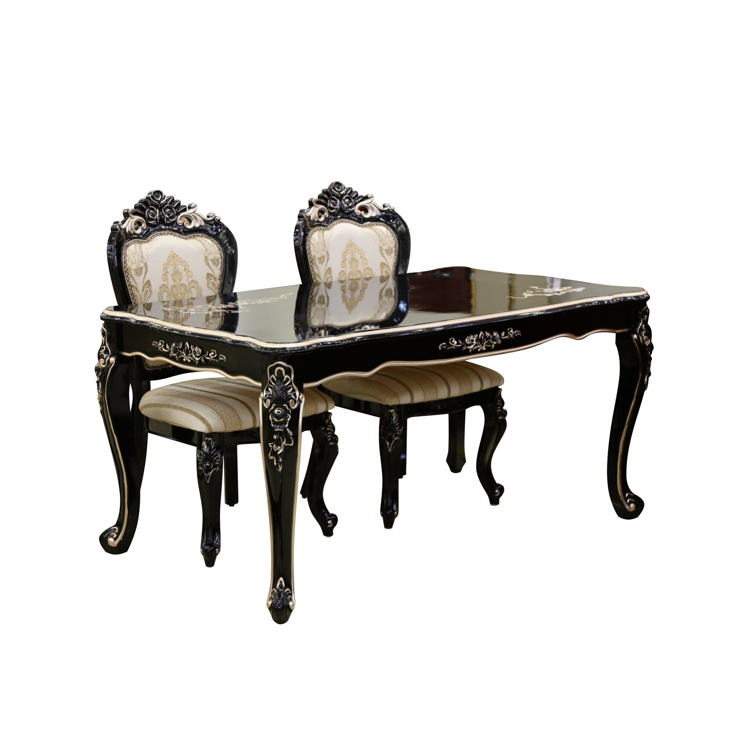 Antique style Dining table set 1+6 chairs dining furniture set home furniture set