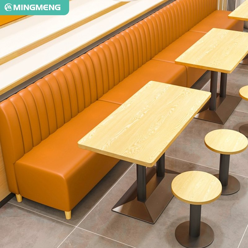 Comfortable Restaurant Furniture Set Dining Room Booth Sofa and Tables for Coffee Shops Cafe Chairs and Tables
