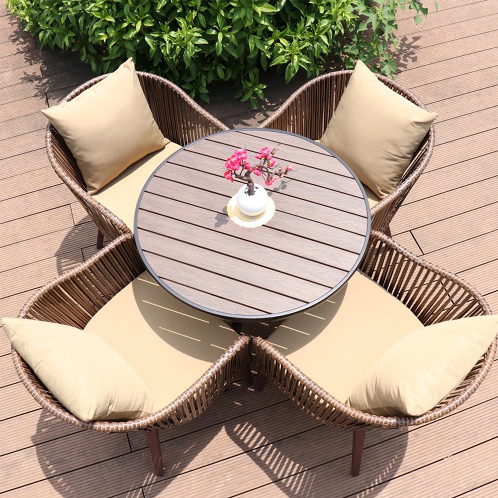 garden chair and table outdoor rattan furniture chairs and table for outdoor garden dining set