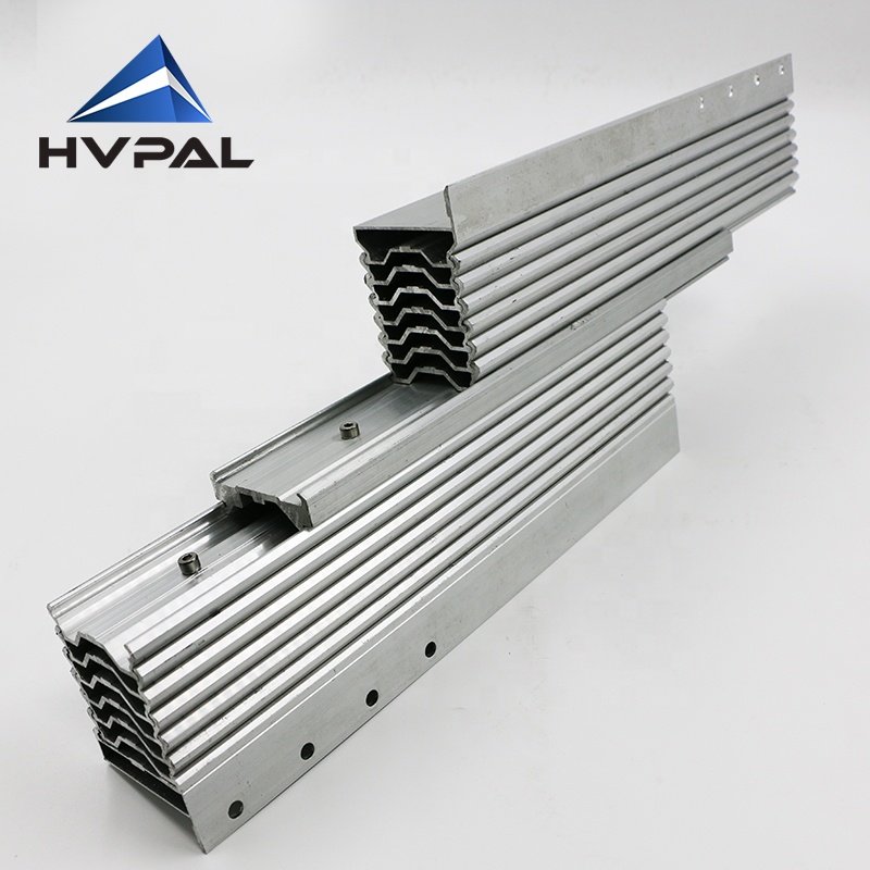 Multi Section Furniture Hardware Accessories Heavy Duty Extension Aluminum Alloy Dining Table Slide Mechanism For Dining Table