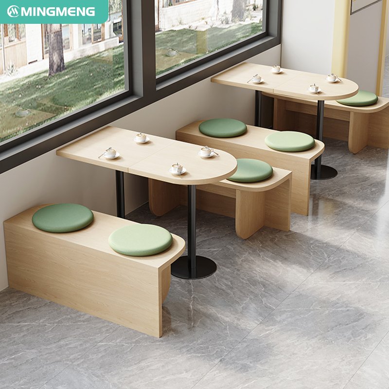 Hot Selling Wholesale Modern Luxury Coffee Shop Dining Room Furniture Sets Restaurant Booths Furniture Supplier Dining Table