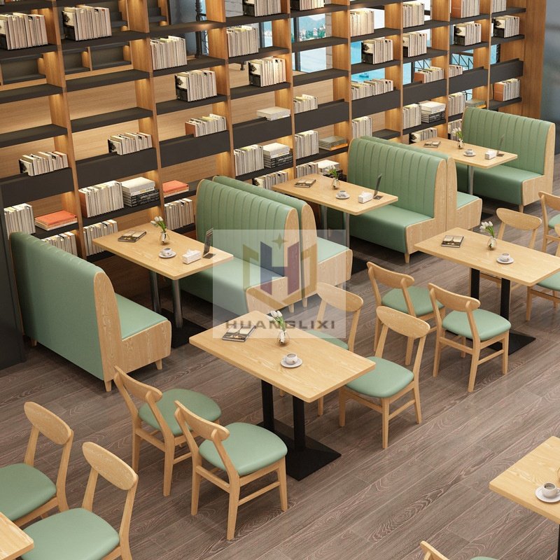 canape restaurant modern Commercial use cafeteria table 4 persons cafeteria table and chair