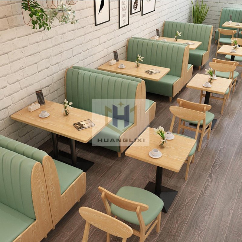 canape restaurant modern Commercial use cafeteria table 4 persons cafeteria table and chair