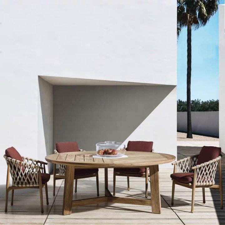 outdoor patio set wicker chair waterproof teak dining chair and tables outdoor chair furniture
