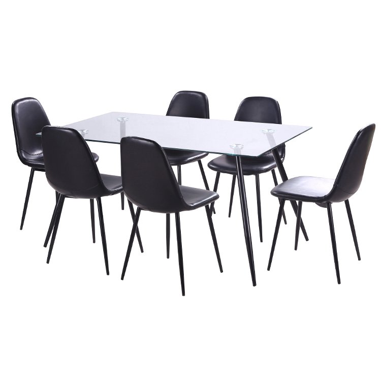 Free Sample Tempered Extendable Designer Top Folding Contemporary 4 Seater Fiberglass Glass Dining Table