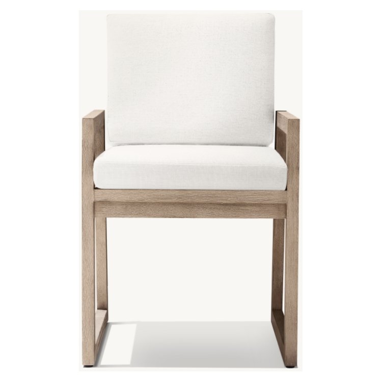Outdoor balcony teak furniture modular components solid teak wooden dining table and chair set for 8 furniture