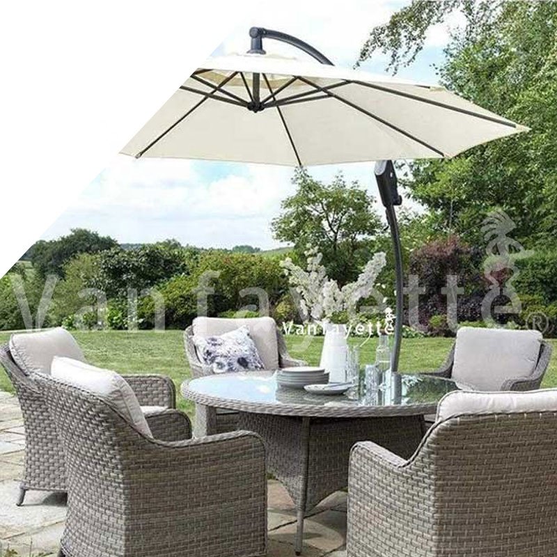 Round Table Outdoor Dining Sets Patio Rattan Dining Set for 6 Round Outdoor Famous Wicker Set for Garden Table and Chairs