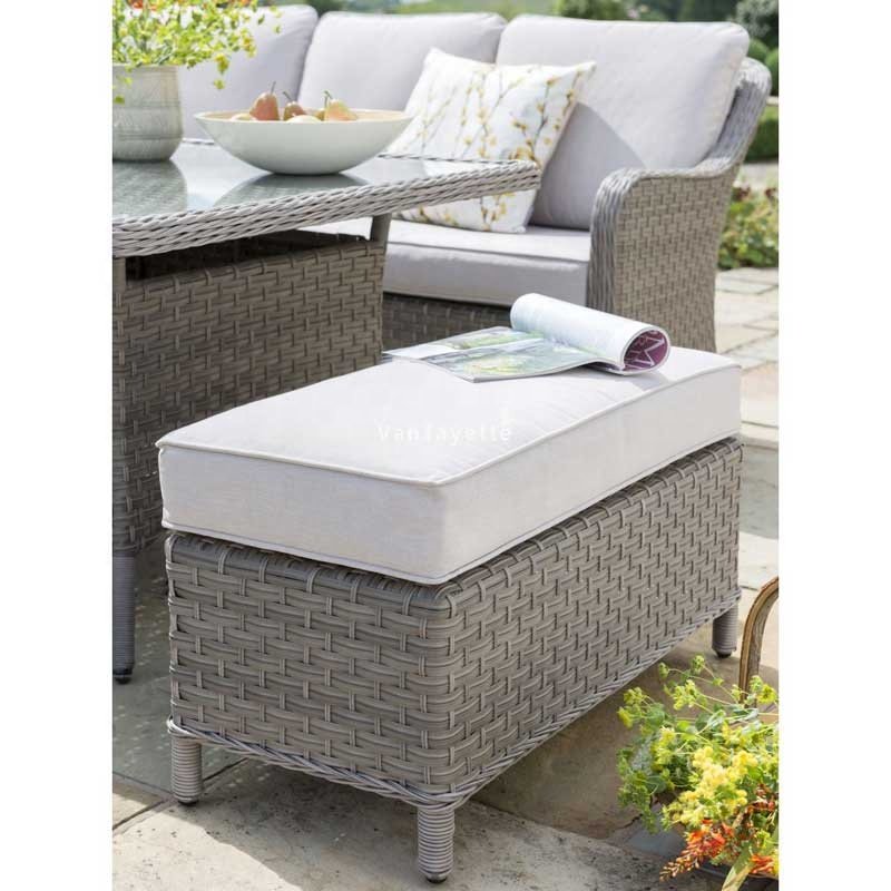 Round Table Outdoor Dining Sets Patio Rattan Dining Set for 6 Round Outdoor Famous Wicker Set for Garden Table and Chairs
