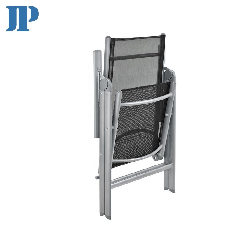Hot Selling 5PC Outdoor Aluminum Folding Dining Table and Chair Sets Square Patio Garden Furniture for Parks