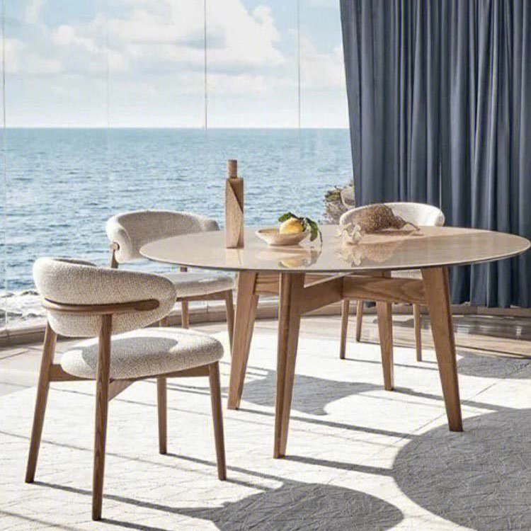 MGF Special Offer Italian Iron Solid Wood Dining Table And Chair Simple Cafe Relaxing Chair Leisure Restaurant Backrest Chair