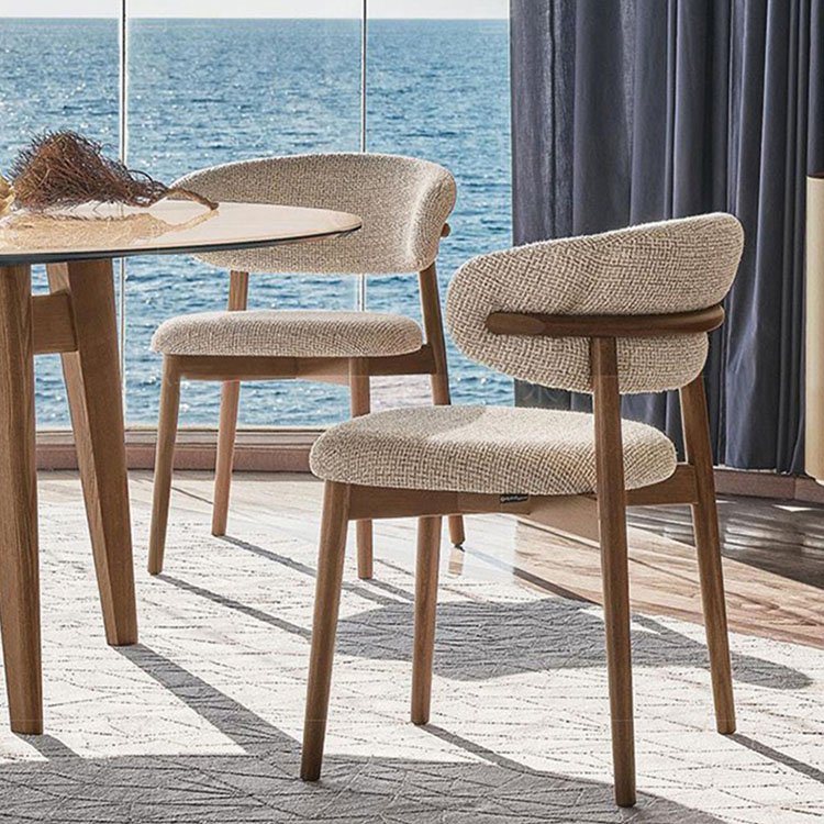 MGF Special Offer Italian Iron Solid Wood Dining Table And Chair Simple Cafe Relaxing Chair Leisure Restaurant Backrest Chair