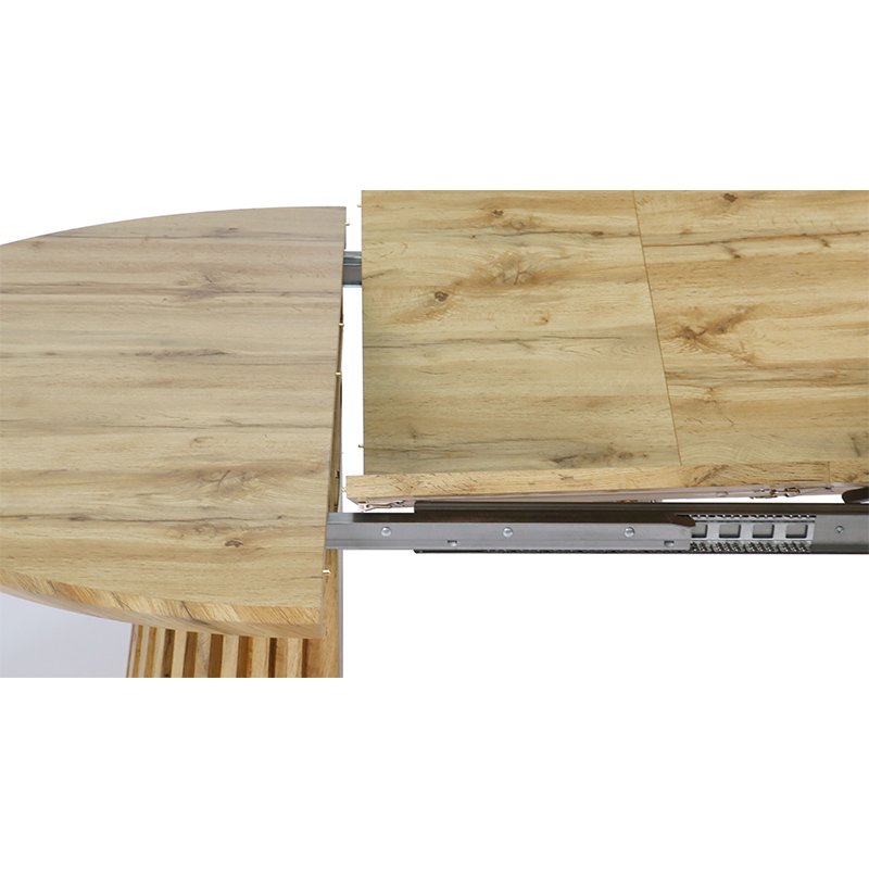 Dining Tables Extension Table MDF Legs With Wood Veneer Home Furniture For Home Living Room & Kitchen Use Modern SDT4003
