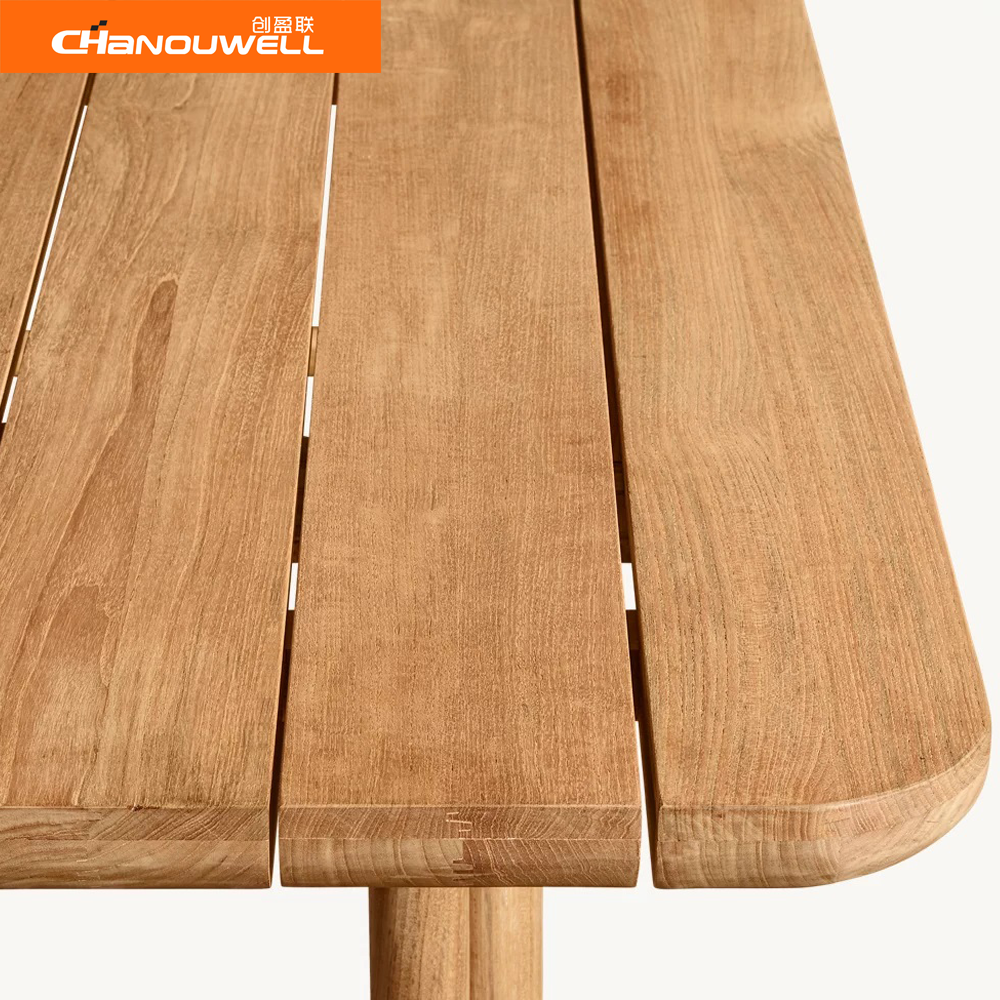 Latest Trend High Quality Teak Wood Table Outdoor Garden Leisure Dining Table 8 Seats