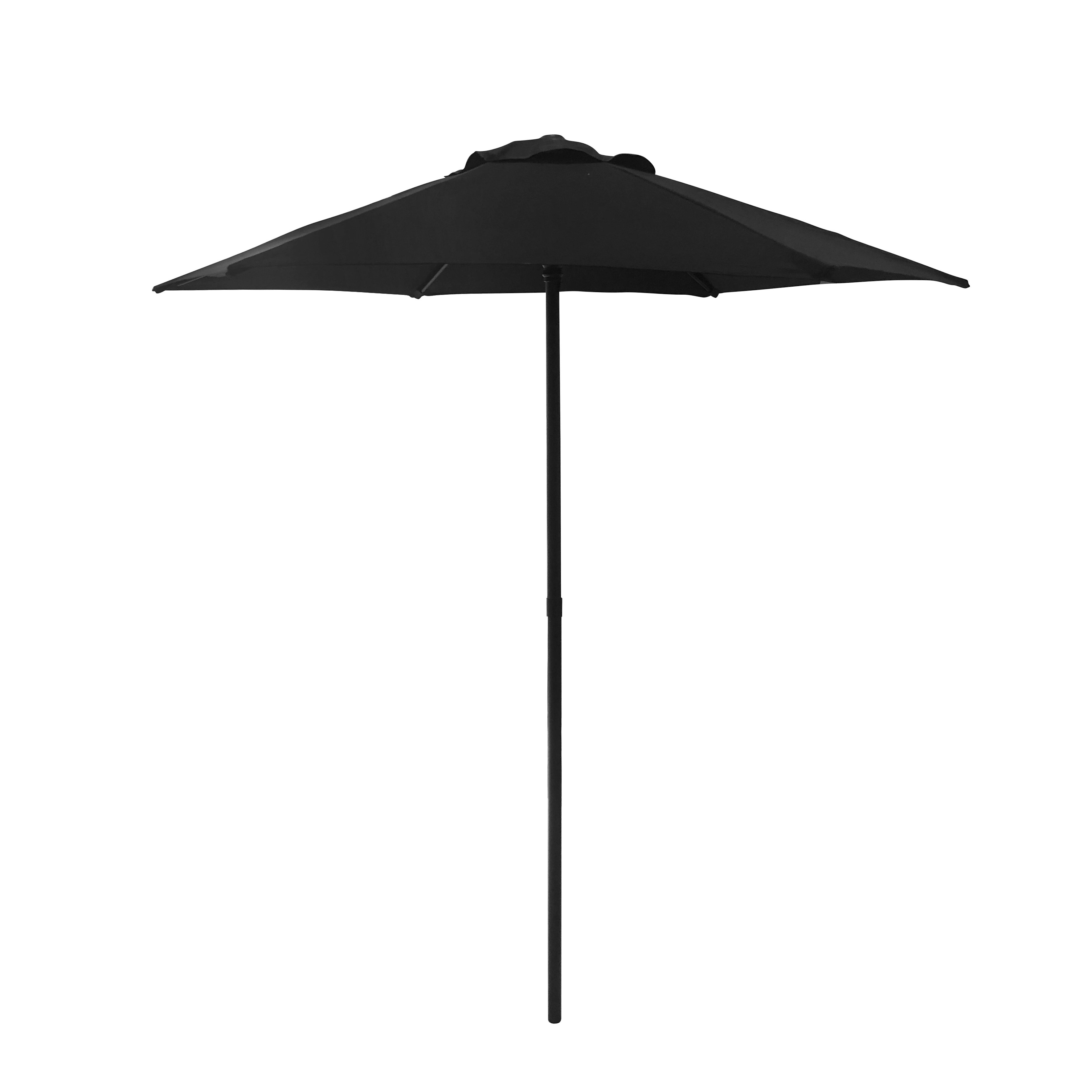 Promotion Outdoor Patio Dining Table And 6 Stackable Chairs Furniture Set With Umbrella