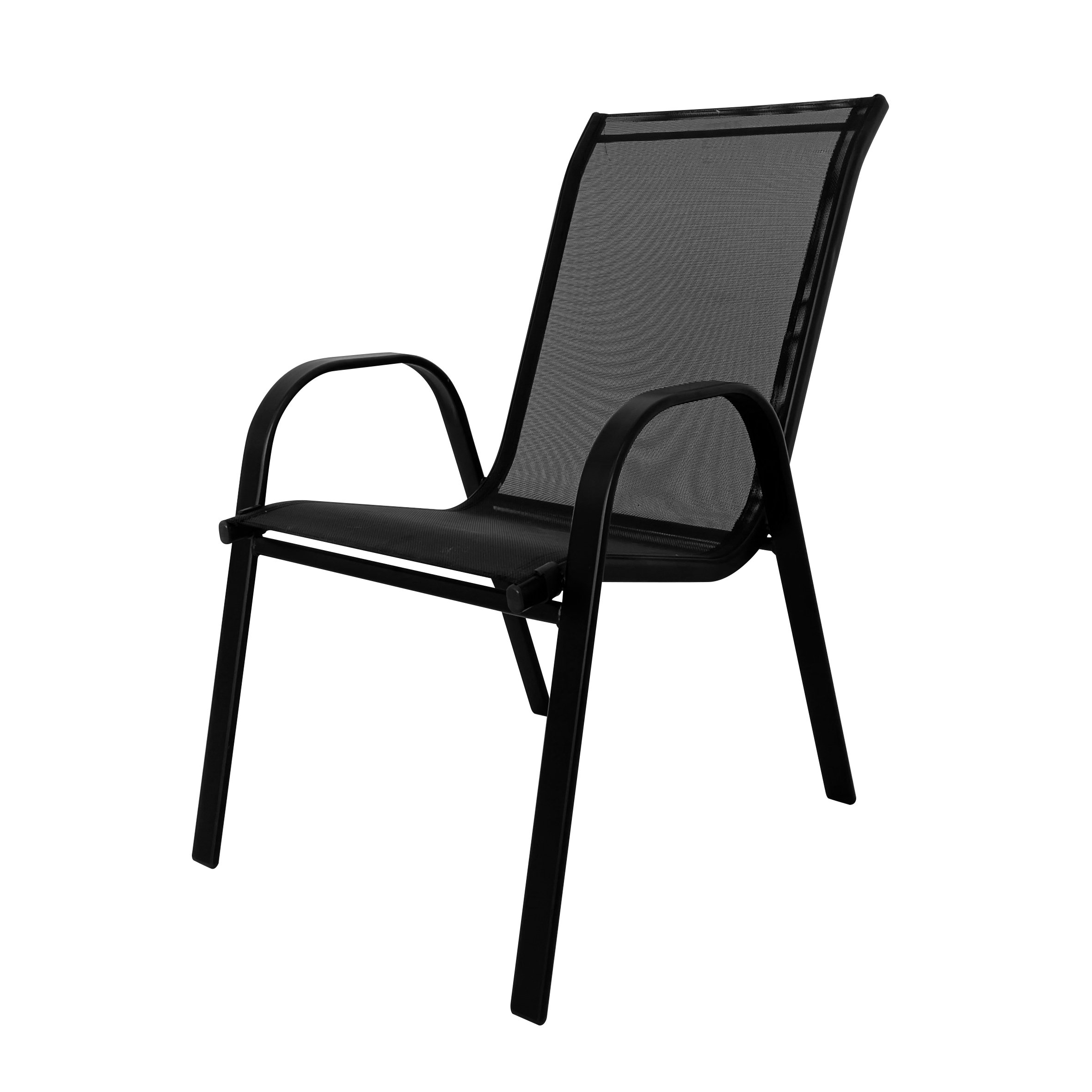 Promotion Outdoor Patio Dining Table And 6 Stackable Chairs Furniture Set With Umbrella