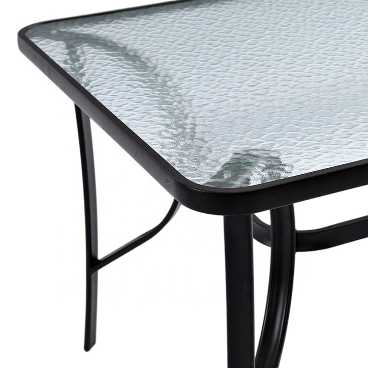 Modern Dining Table Set Patio Rattan Outdoor Rectangular Restaurant Sets Dining Table and Chair