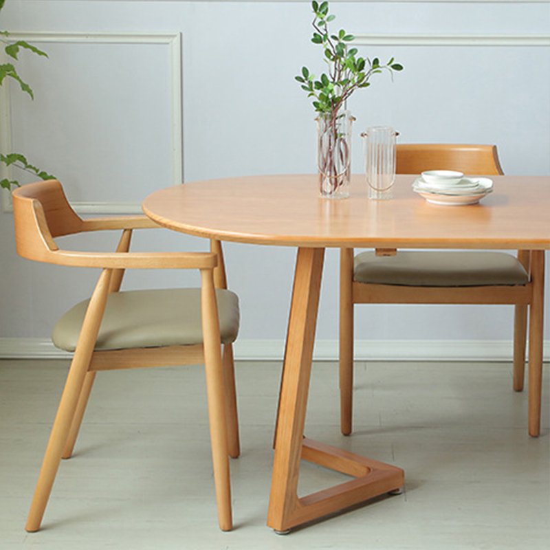 nordic dining furniture dinner tables oval wooden dinning table modern dining tables and chairs set home