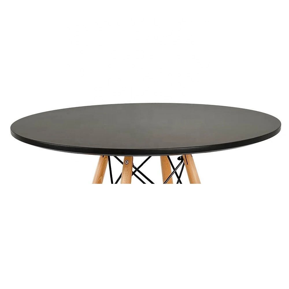 Cafe Living Room MFD round Dining Table Mesa Tower Redonda 80 cm Tensores
