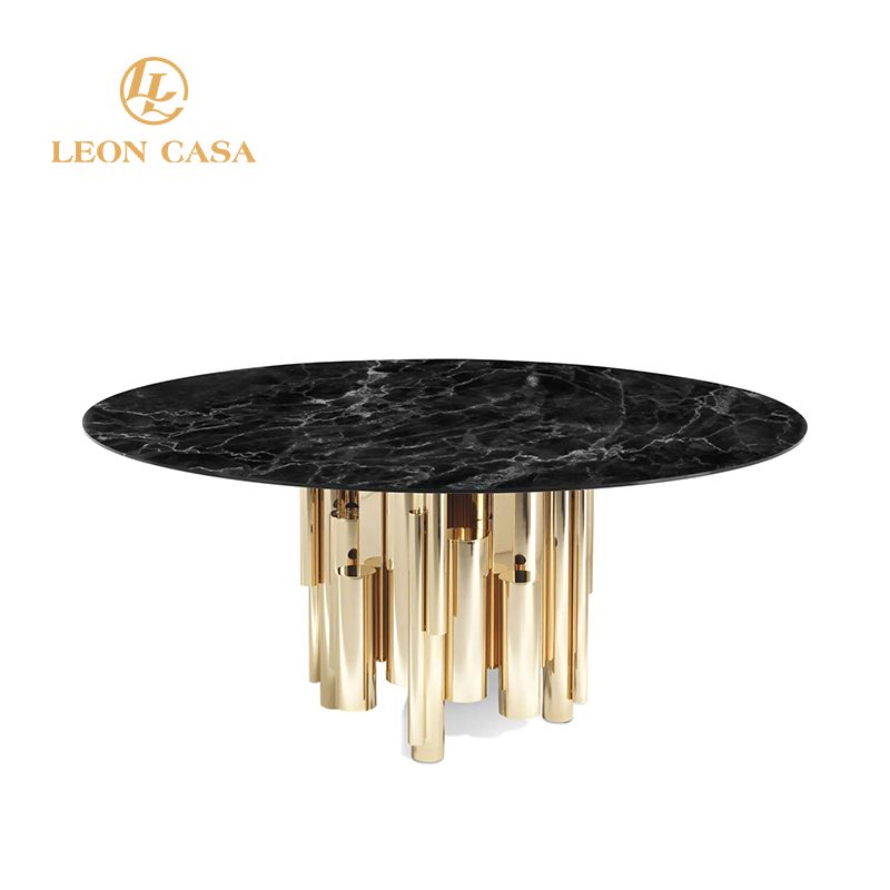 New Designer 10 Seats Dining Table Set Wooden Modern Large Dining Table Factory Customization Luxury Dining Table