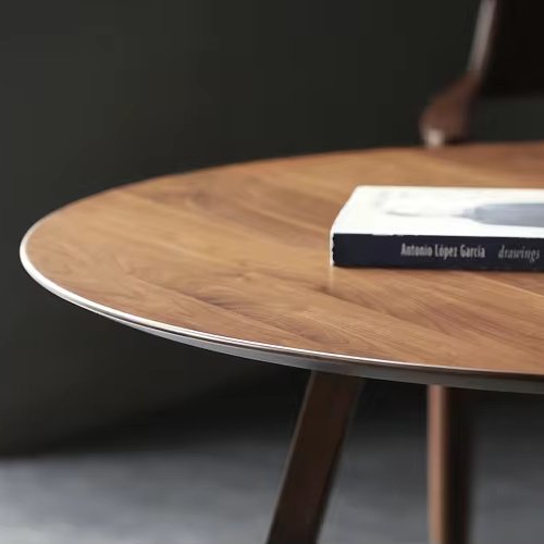 Wood Tables Wooden Furniture Round Dining Tables Hot Selling High Quality Solid Wood Coffee Home Restaurant Dining Set Modern