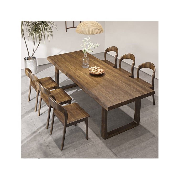 Commercial Restaurant Furniture Wooden Dining Tables Modern Dining Table Sets mesas y sillas para restaurante