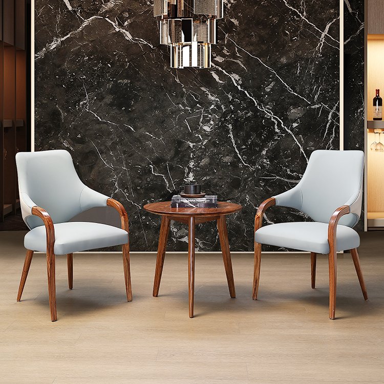 Luxury Nordic Dining Set Wooden Dining Table Set Factory Supply Low Price Elegant Home Furniture Modern Marble Dining Chairs