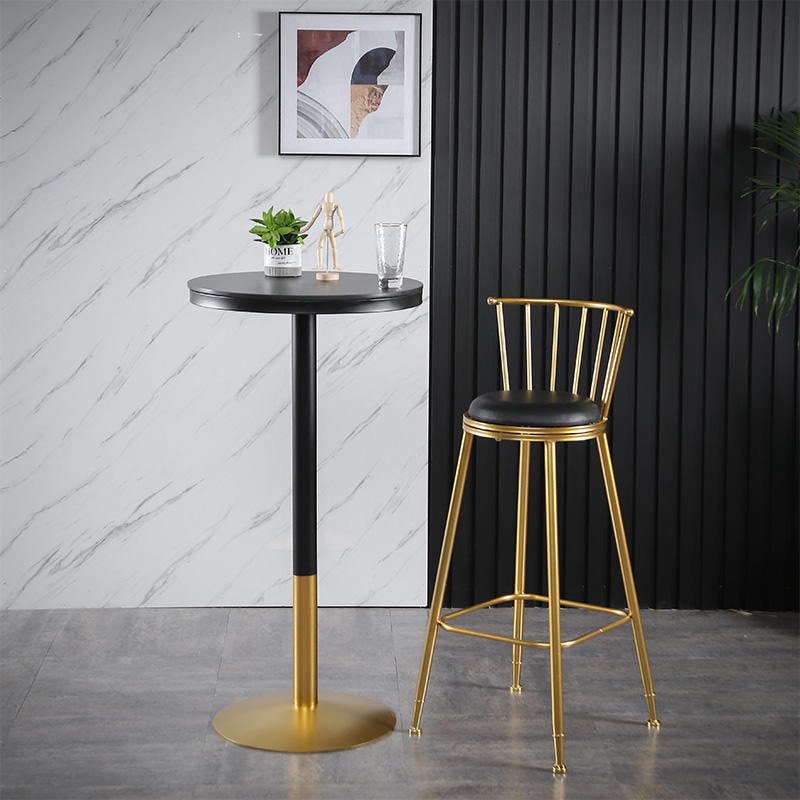dining table and chairs bench set with wooden top and metal framed furniture set