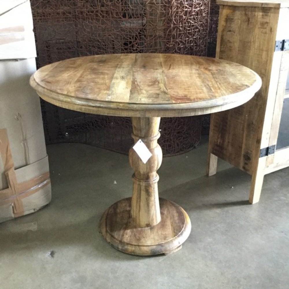2024 American New Round Dining Table with Newbern Dining Room Living Room Restaurant Furniture for Outdoor Mall Use