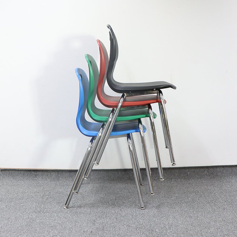 12 Seater Mobile MDF Core Folding School Canteen Table And Chair For Cafeteria with HPL Surface